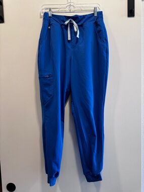 FIGS Royal Blue Women's High Waist Zamora Joggers M